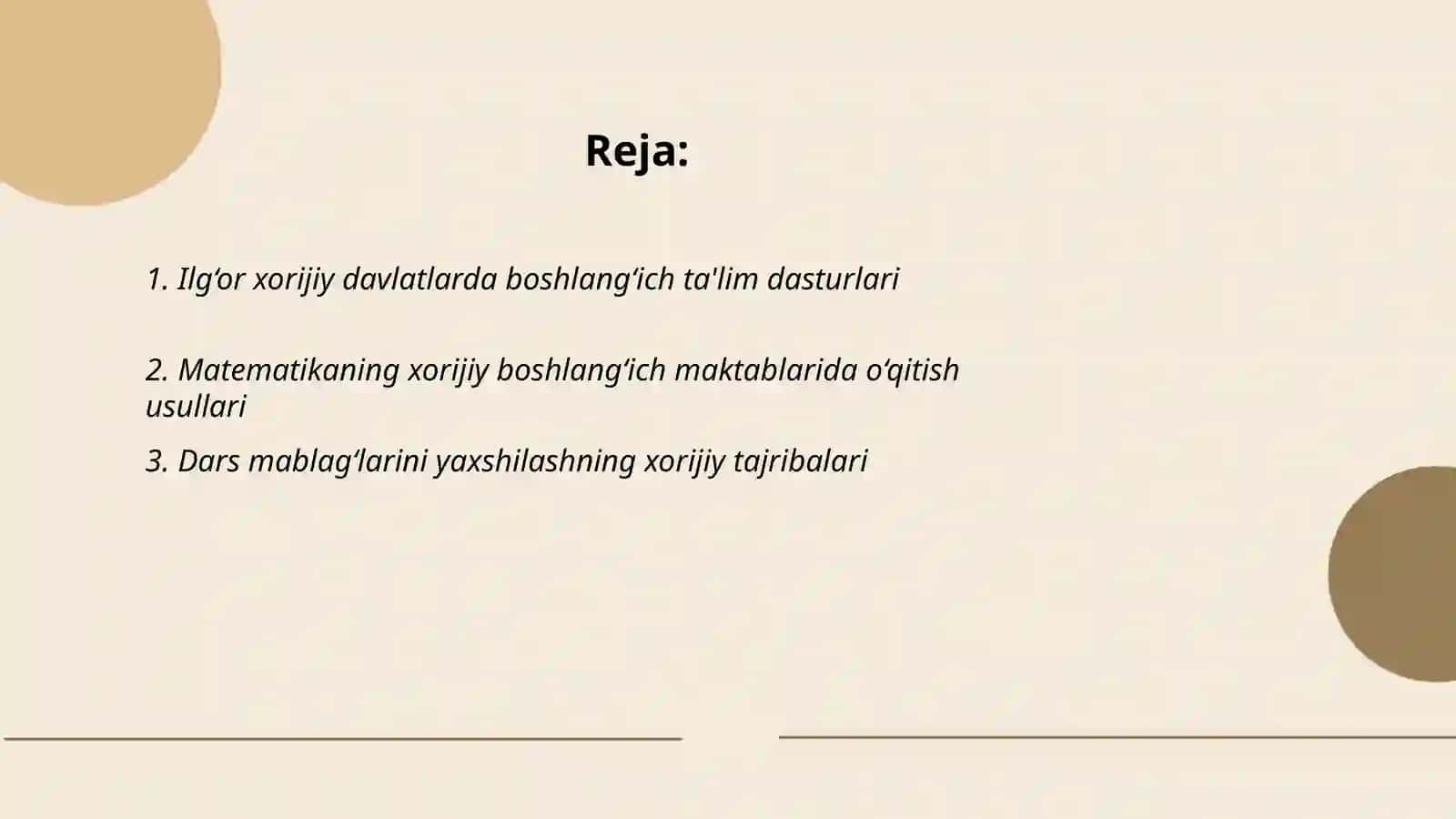 Ilg'or xorijiy davlatlarda boshlang'ich matematik ta'lim 2