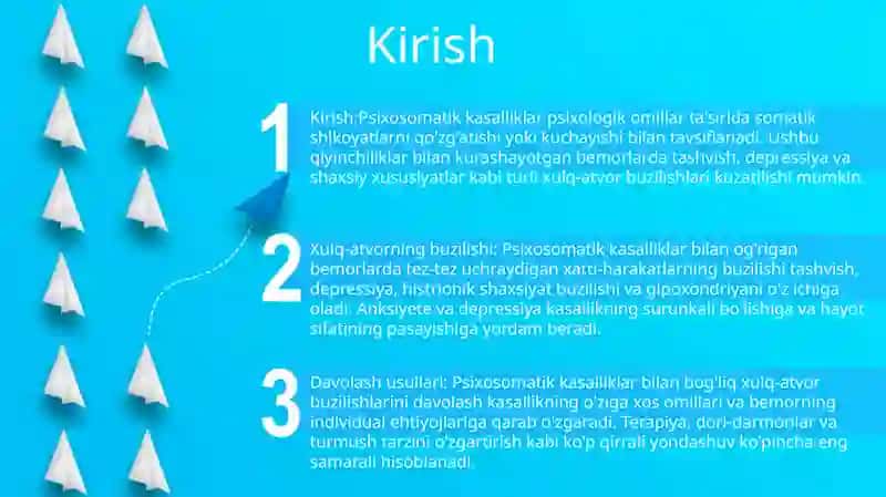 Psixosomatik Kasalliklari Bilan Kasallangan Bemorlarining Xulq Atvor Buzilishlari 2