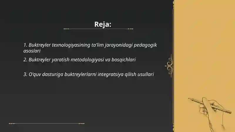 Buktreyler texnalogiyasidan talim jarayonida foydalanishning oʻziga xosliklari 2