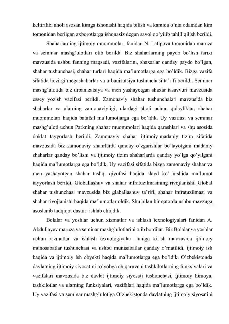 metodik, ilmiy-tadqiqot, pedagogik hamda magistrlik dissertatsiya tayyorlash bo’yicha fevral oyida amalga oshirgan ishlar 2