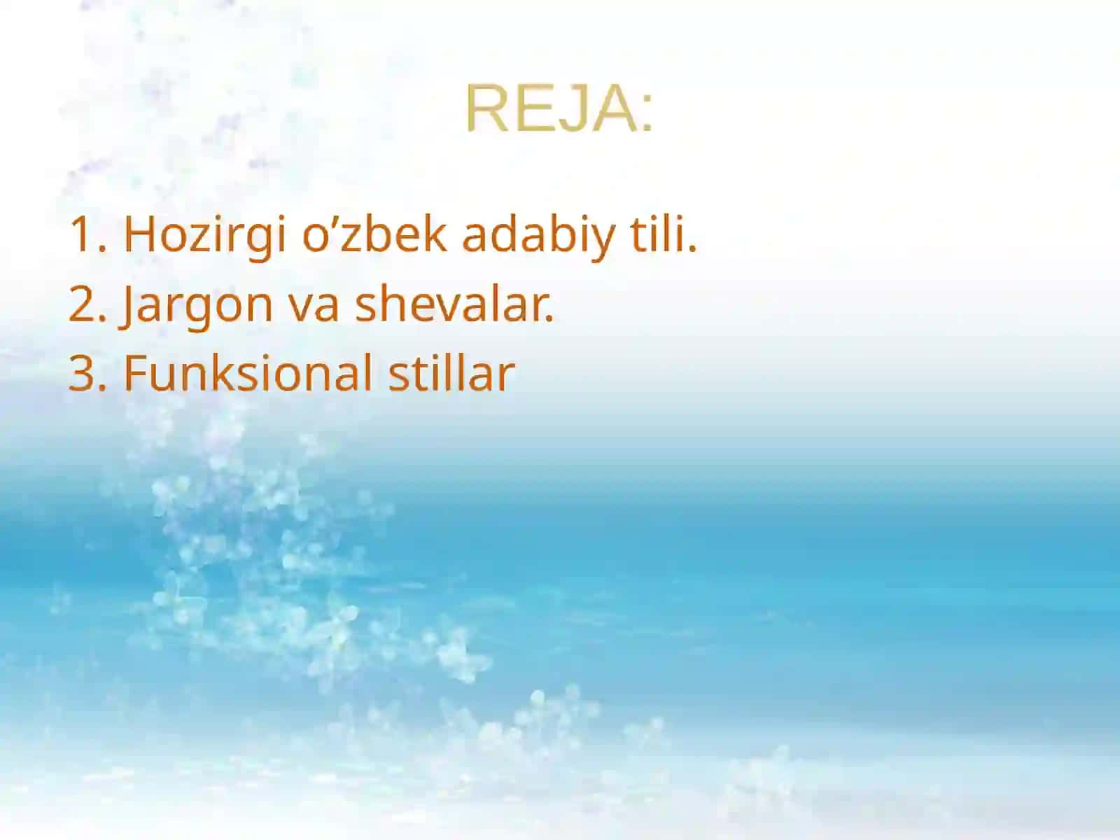 Sohaga oid matnların til xususiyatlarini o`rganish 2