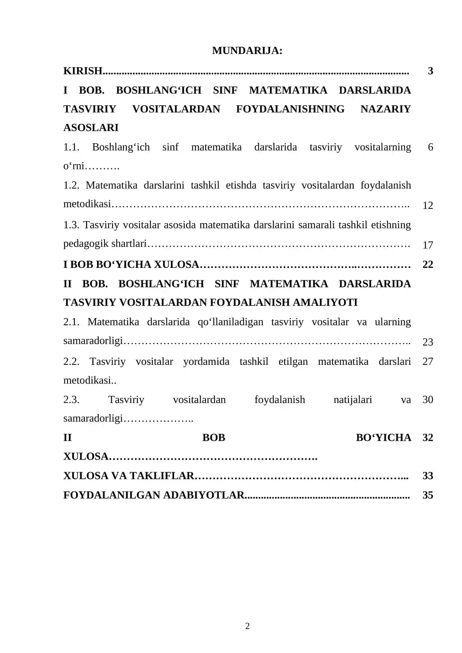 Tasviriy vositalardan foydalanib matematika darslarini tashkil qilish 2