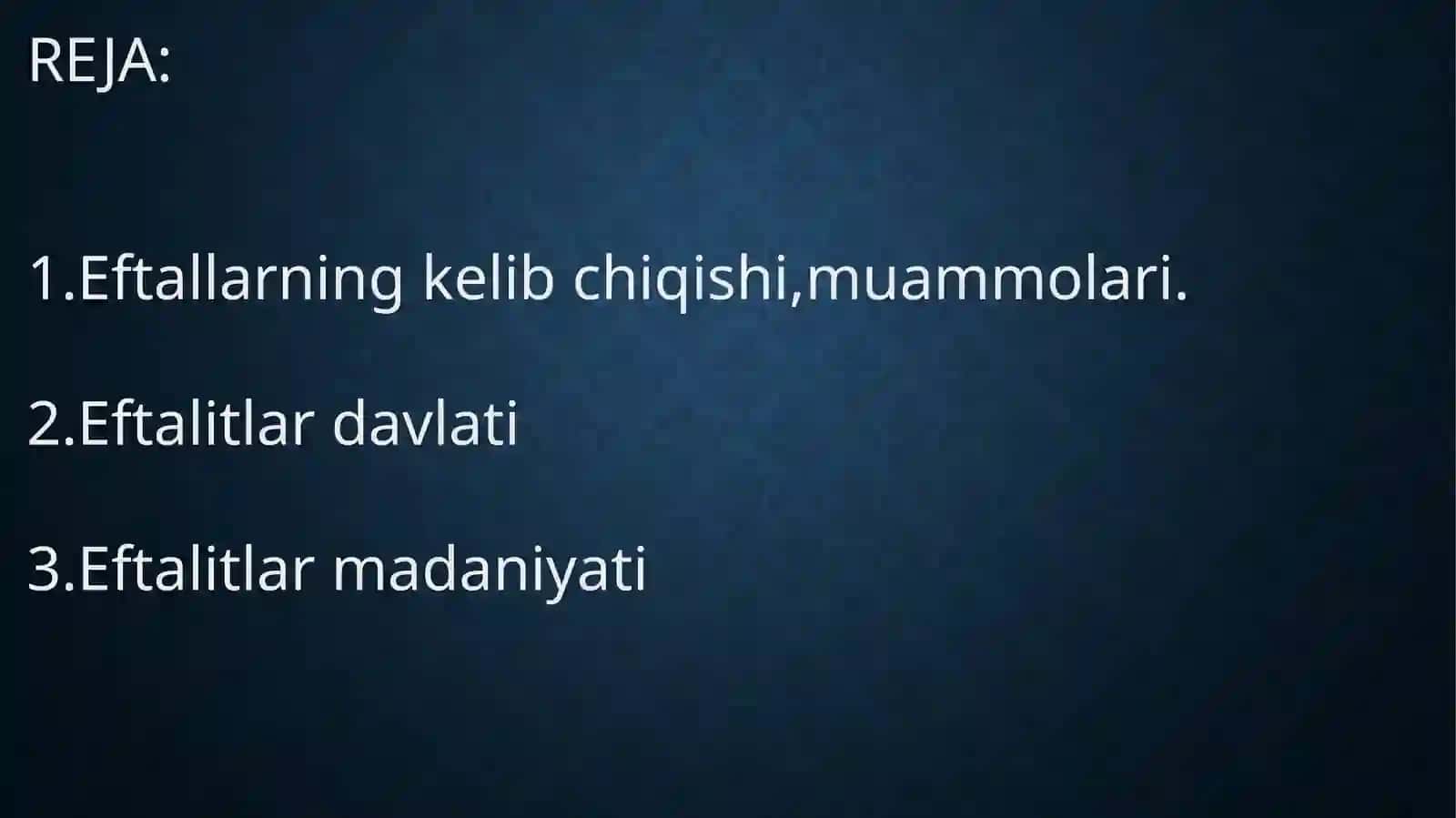 EFTALLAR DAVLATI 2