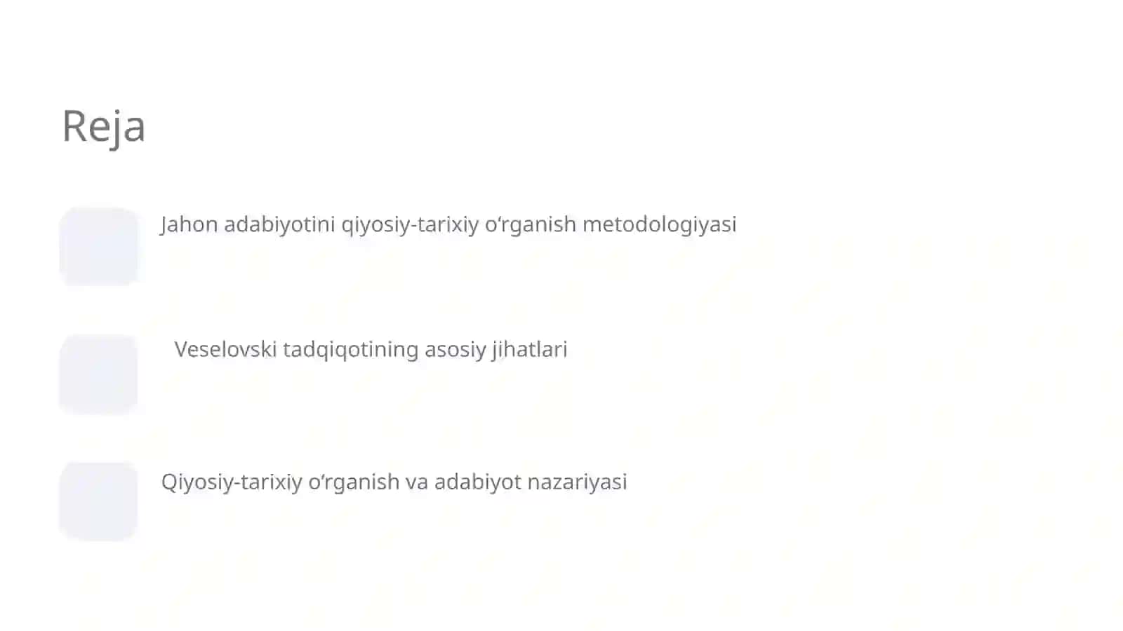 Jahon adabiyotini qiyosiy-tarixiy o‘rganilishi va Veselovski tadqiqoti 2