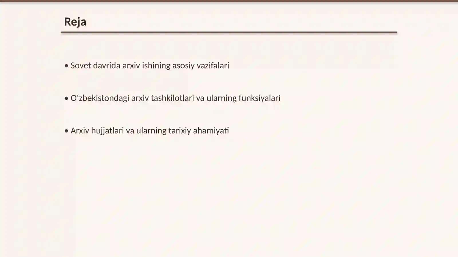 1941-1990 yillarda Oʻzbekistonda arxiv ishi 2