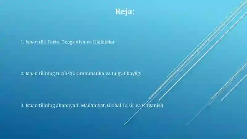 Ispan tili: Tarix, Geografiya va Dialektlar 2