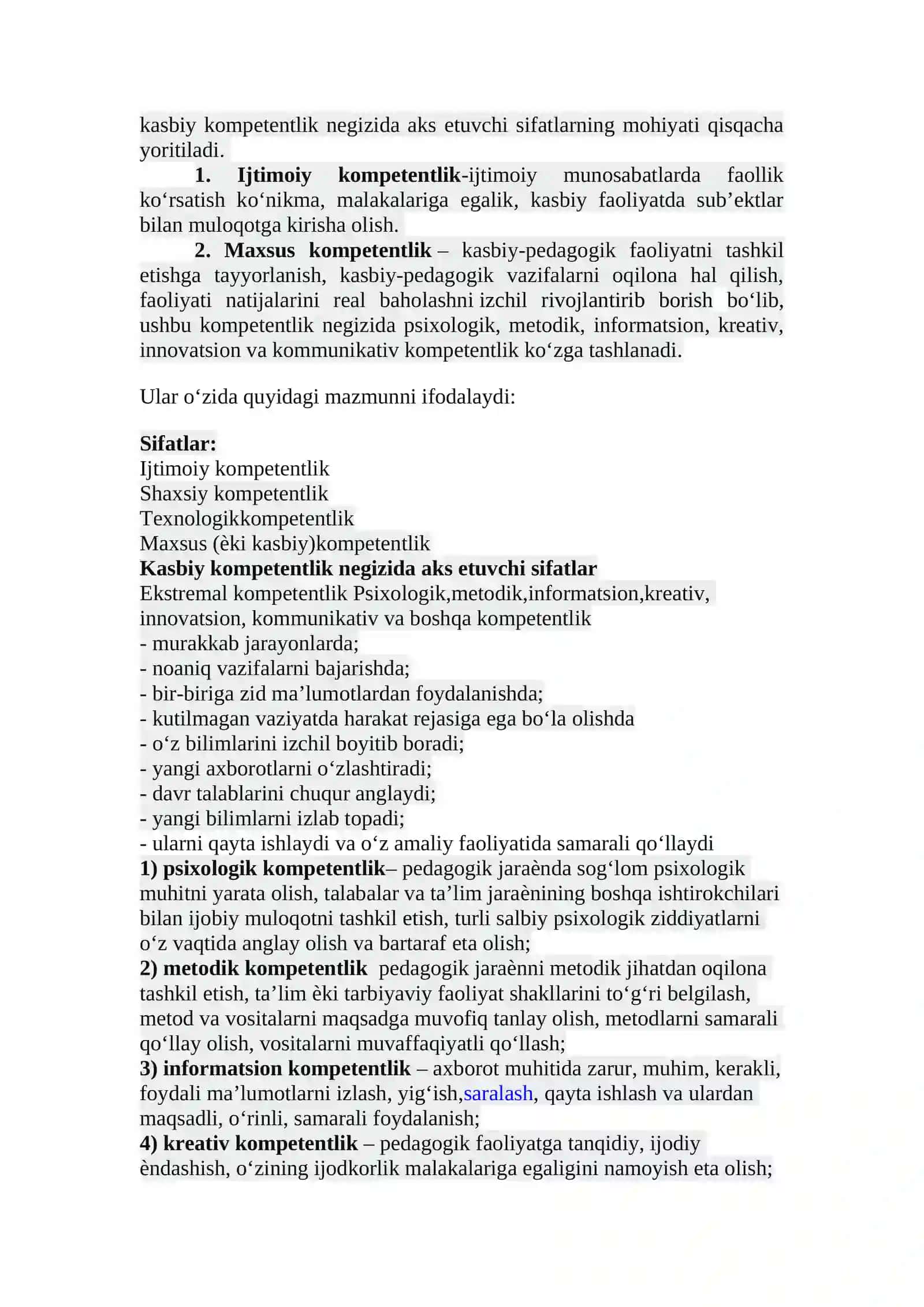 Boshlang'ich sinflarda texnologiya darsi mavzulari 2