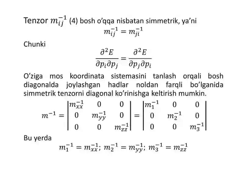 Zaryad tashuvchilar effektiv massasi 2