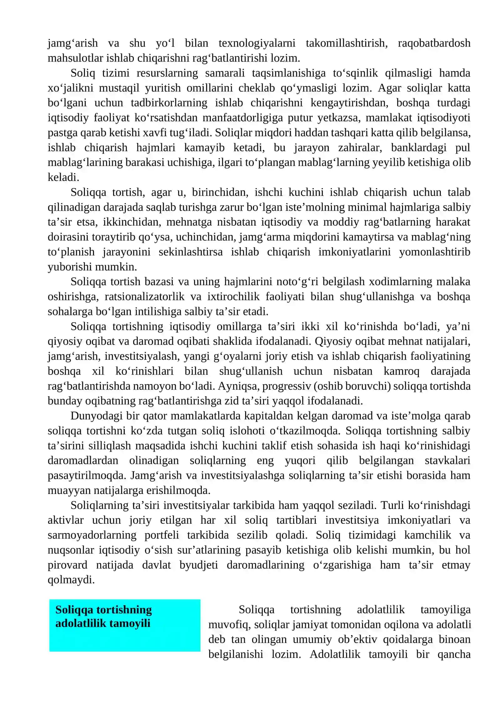 Soliqqa tortish tamoyillari 2
