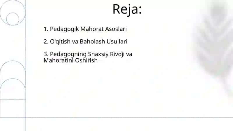 Pedagogik mahorat usullari 2