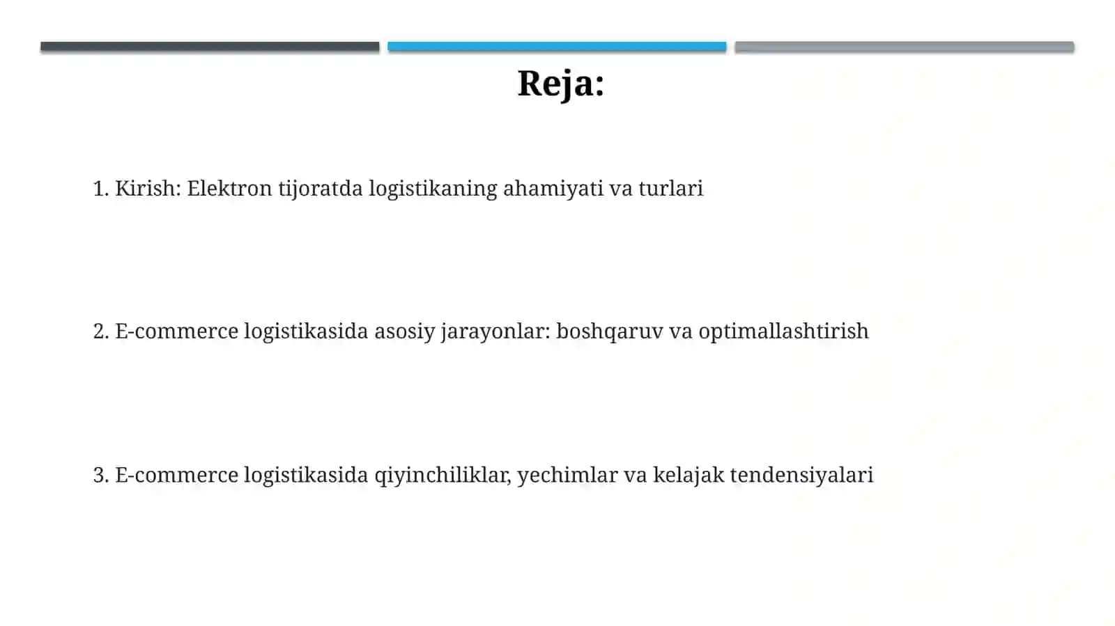 Elektron tijorat (e-commerce)da logistika tizimlarini tashkil etish 2