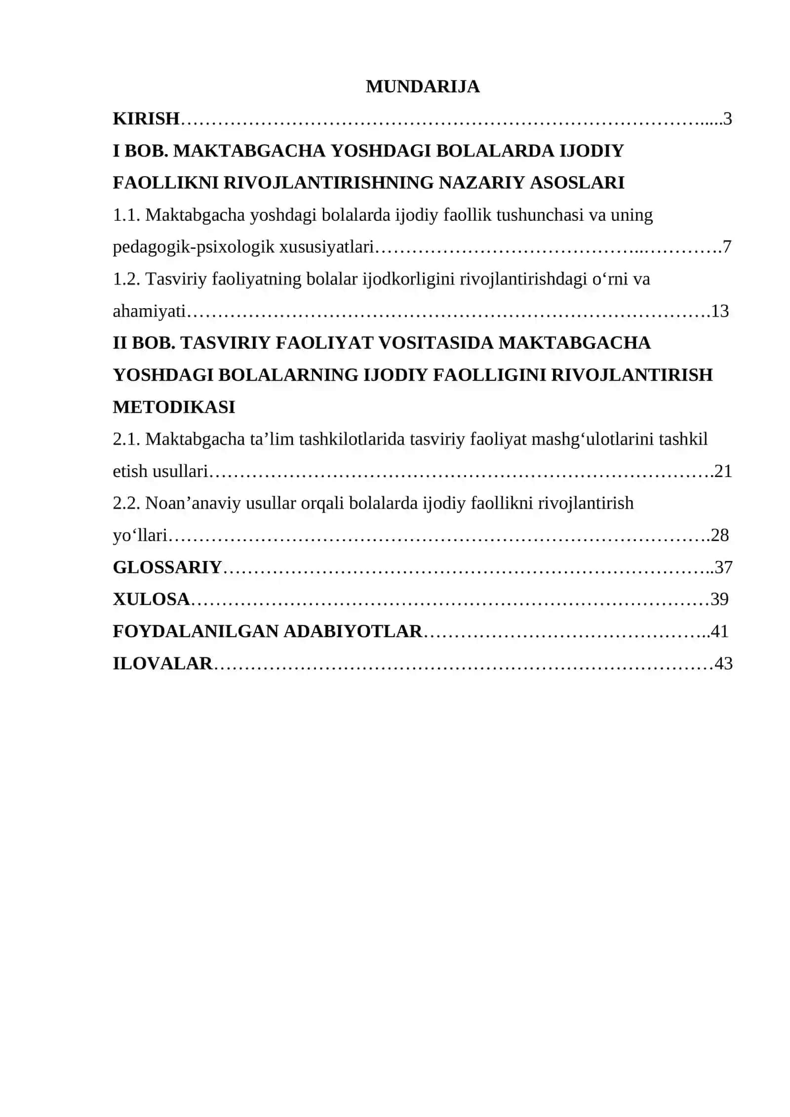Tasviriy faoliyat orqali maktabgacha yoshdagi bolalarning ijodiy faolligini rivojlantirish 2