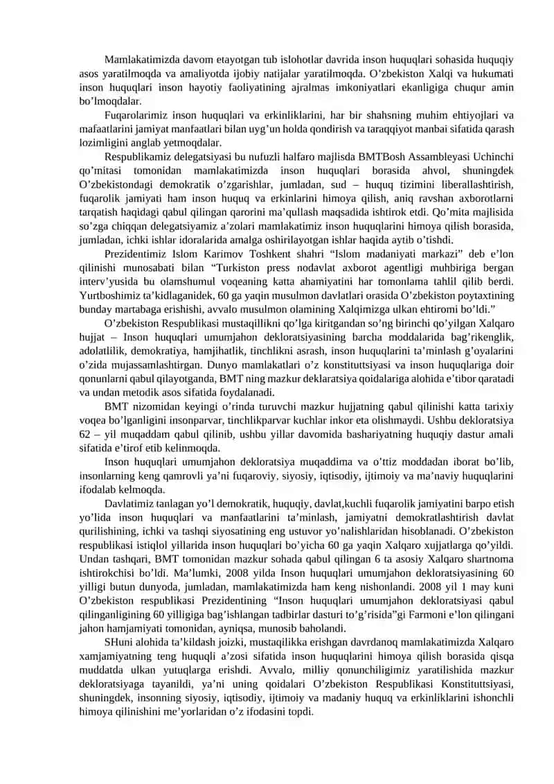 O’zbekistonda siyosiy-ijtimoiy iqtisodiy islohotlarni chuqurlashtirish 2