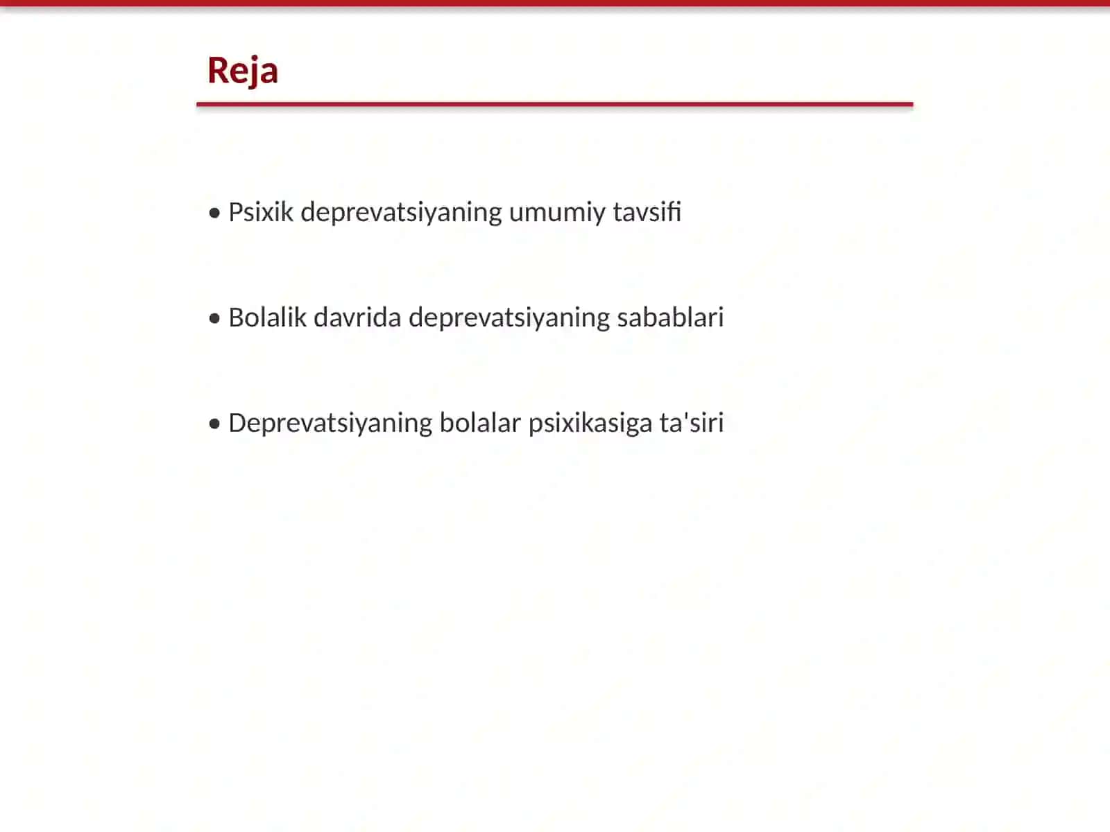 Bolalik davrida psixik deprevatsiya 2