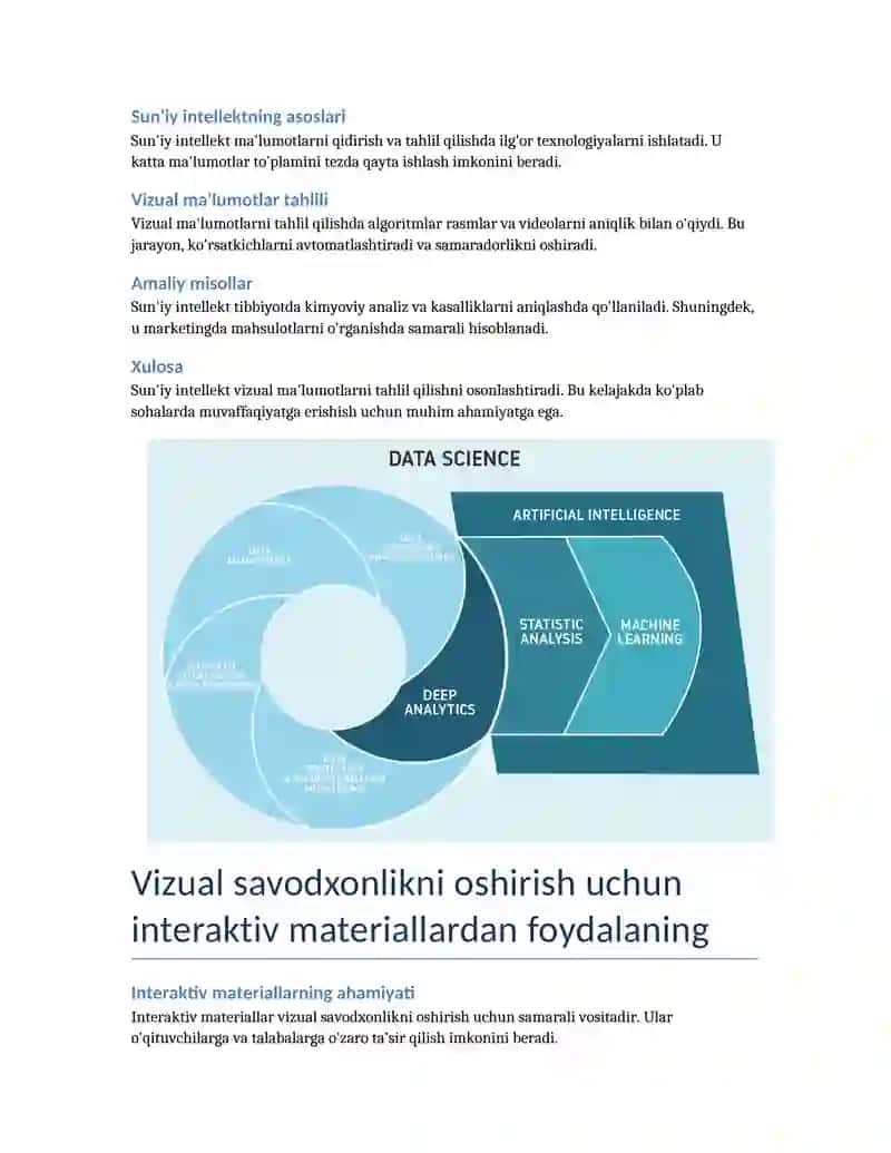 Vizual savodxonlik 2