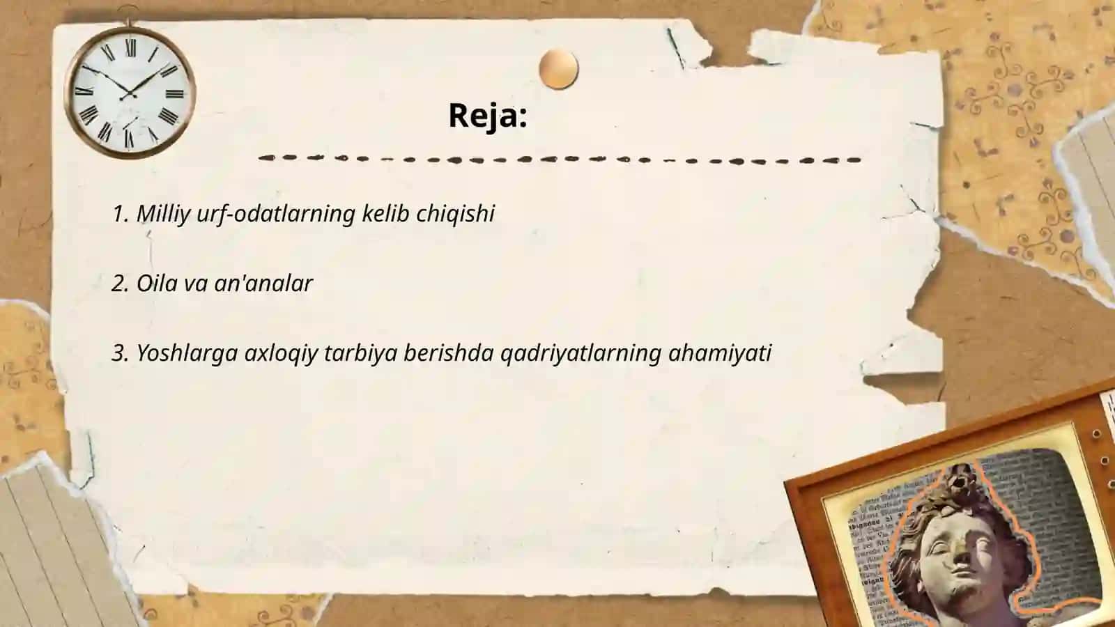 Milliy urf odatlar, qadiryat va an'analar tarbiya asosi 2