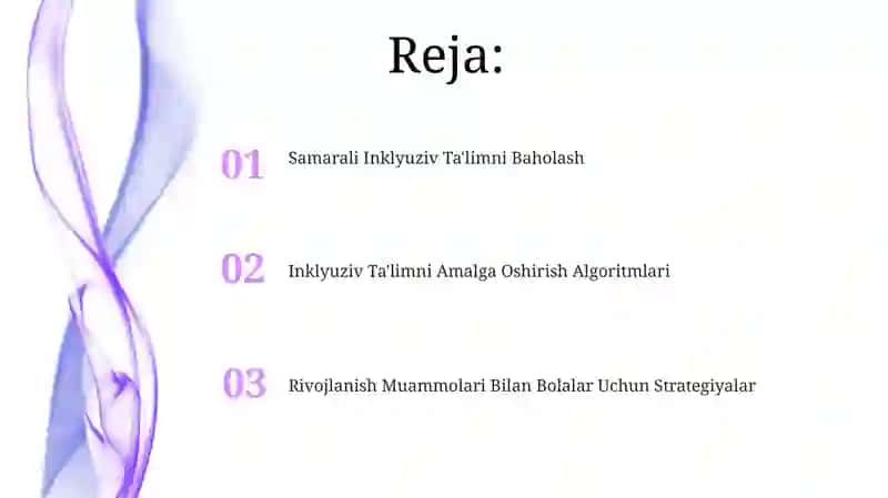 Inklyuziv Ta'lim Algoritmlari 2