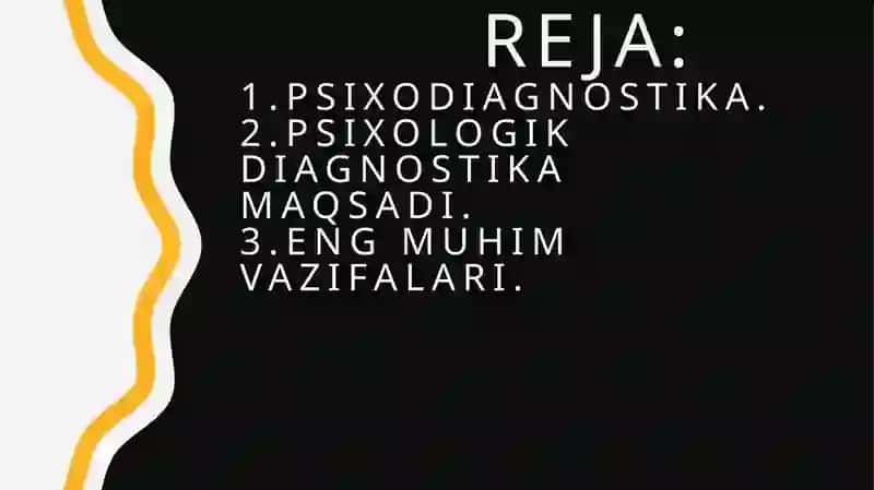 Psixologik diagnostika va ularning imkoniyatlari 2
