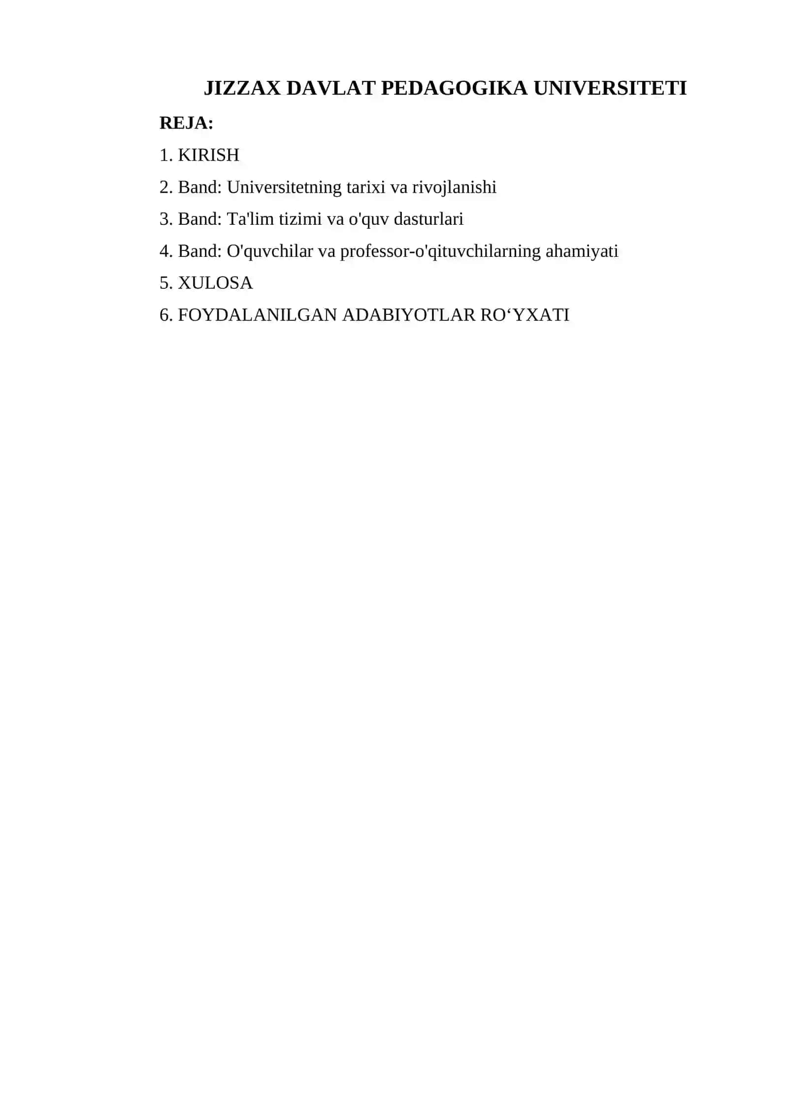 JIZZAX DAVLAT PEDAGOGIKA UNIVERSITETI 2