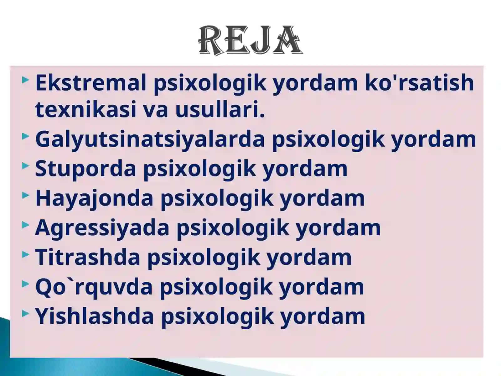 Psixologik yordam 2