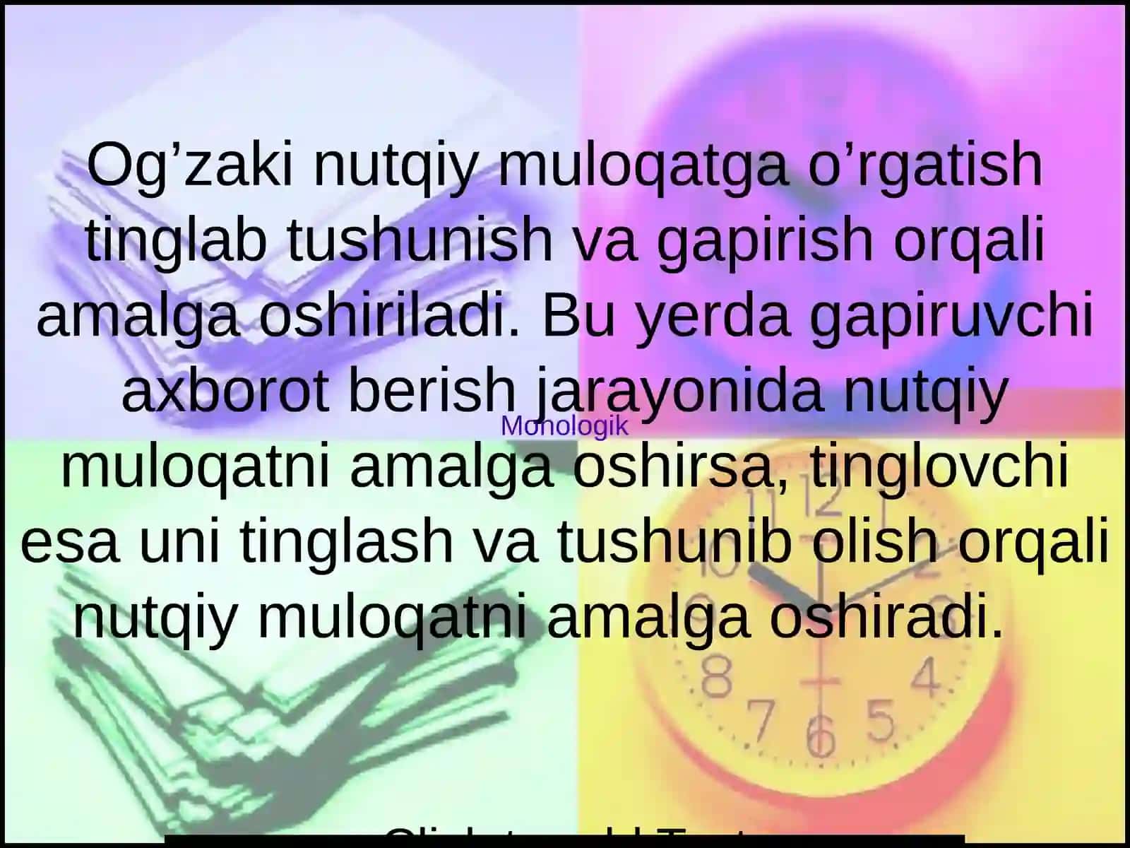 Til va nutq markazining faoliyati va tashkillanishi 2