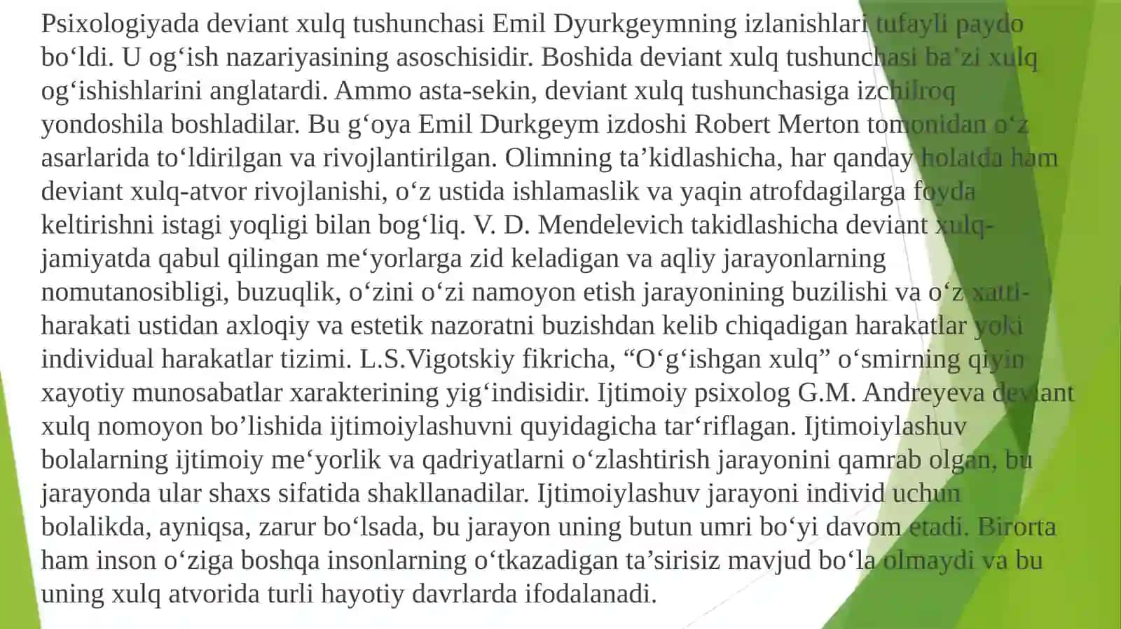 O‘smirlik davrida psixik rivojlanish xususiyatlari 2