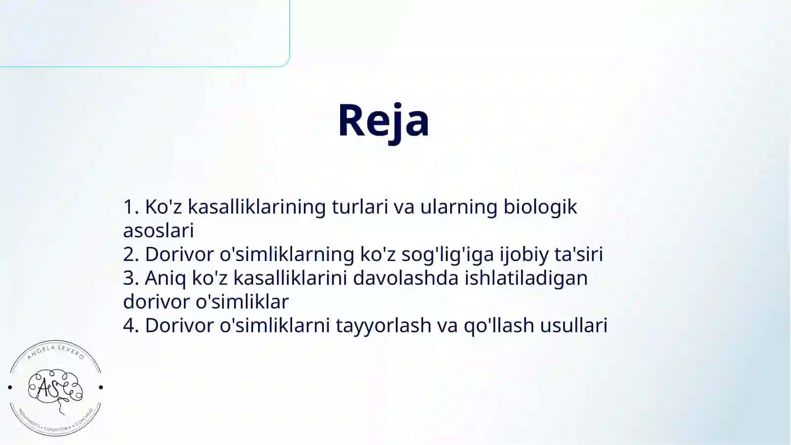 KO'Z KASALLIKLARIGA TASIR ETUVCHI DORIVOR O'SIMLIKLAR 2