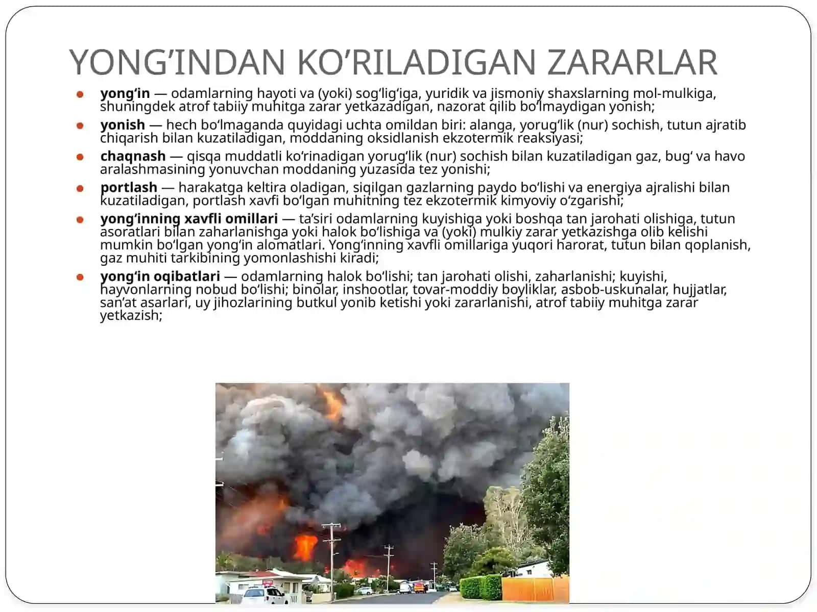 JUMAYEV NO’MONJON:RESPUBLIKA BO’YICHAYONG’INLAR SODIR BO’LISHI VA ULARDA KO’RILADIGAN ZARARLAR STATISTIKASI 2