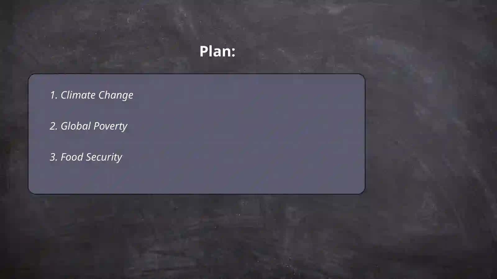Global issues 2