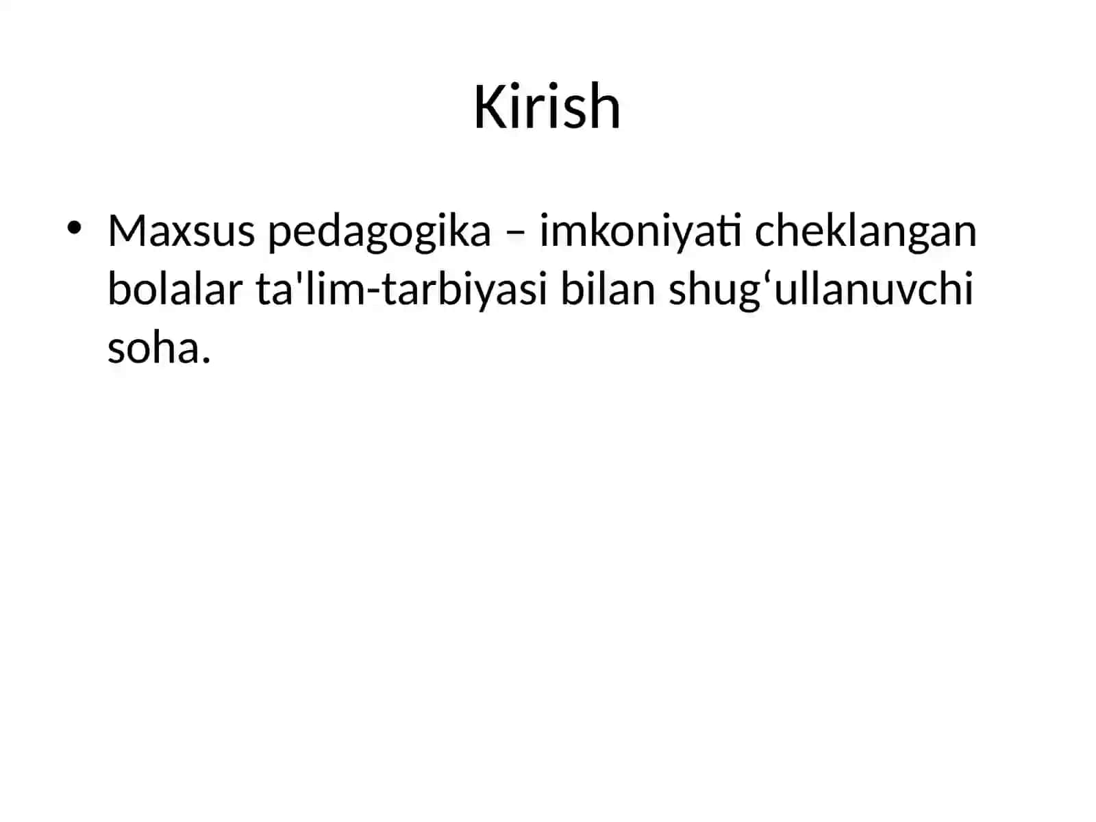Maxsus pedagogik sohadagi yetuk olimlarning pedagogik yondashuvlari 2