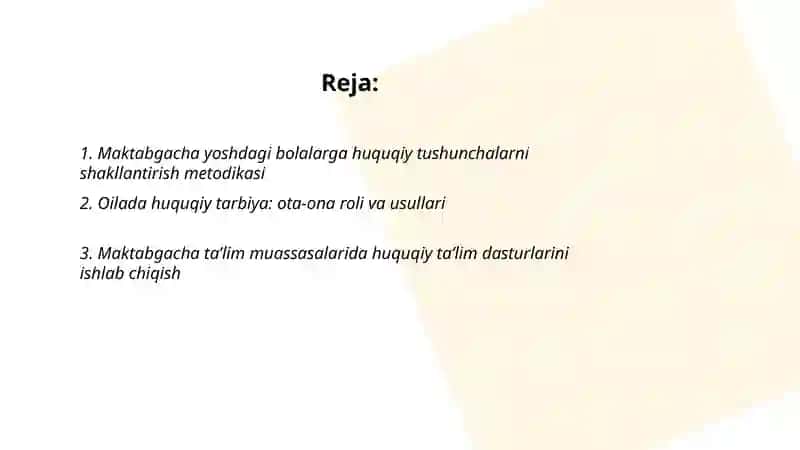 Maktabgacha yoshdagi bolalarning huquqiy ta‘limi 2