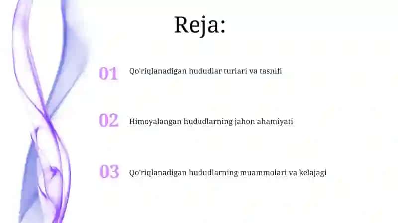 Qo'riqlanadigan hududlar 2