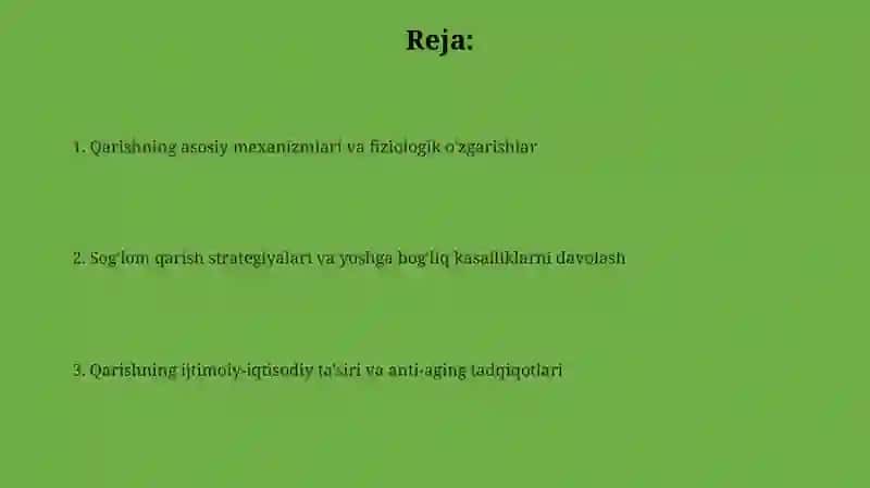 Organizmdagi keksayish davriga xos ozgarishlar 2