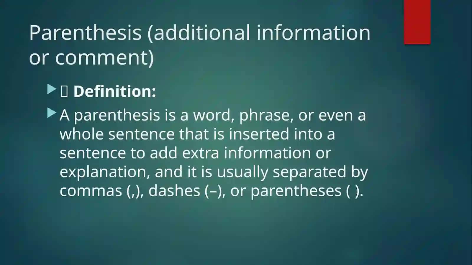 Parenthesis 2