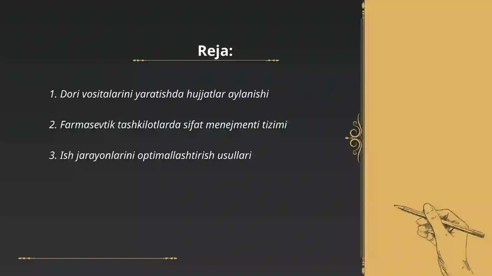 DORIXONA VA FARMASEVTIK TASHKILOTLARI ISHINI TASHKIL ETISHDA ISH YURITISH JARAYONLARINING AHAMIYATI 2