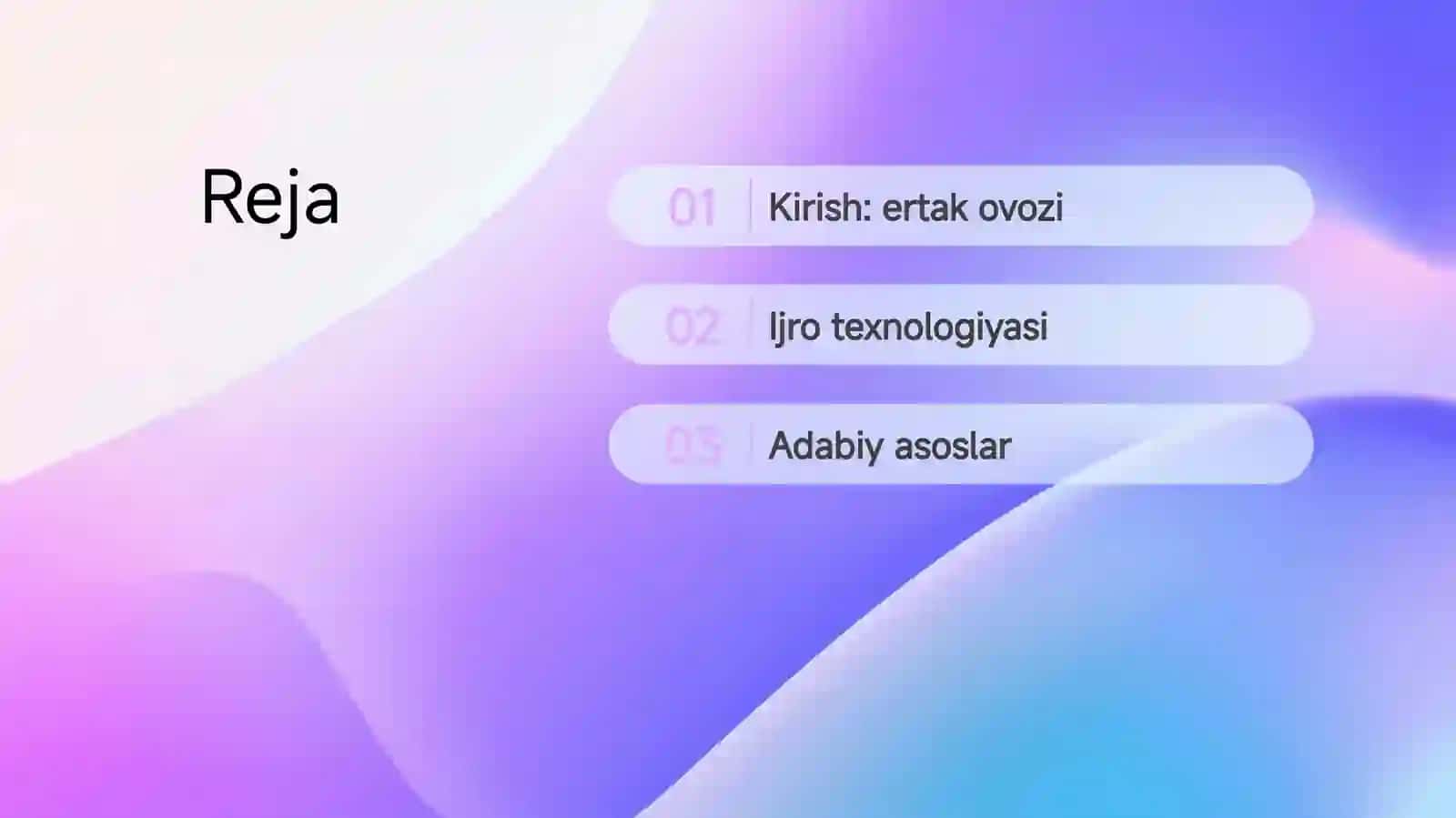 O‘zbek xalq ertaklarining audio varianti 2