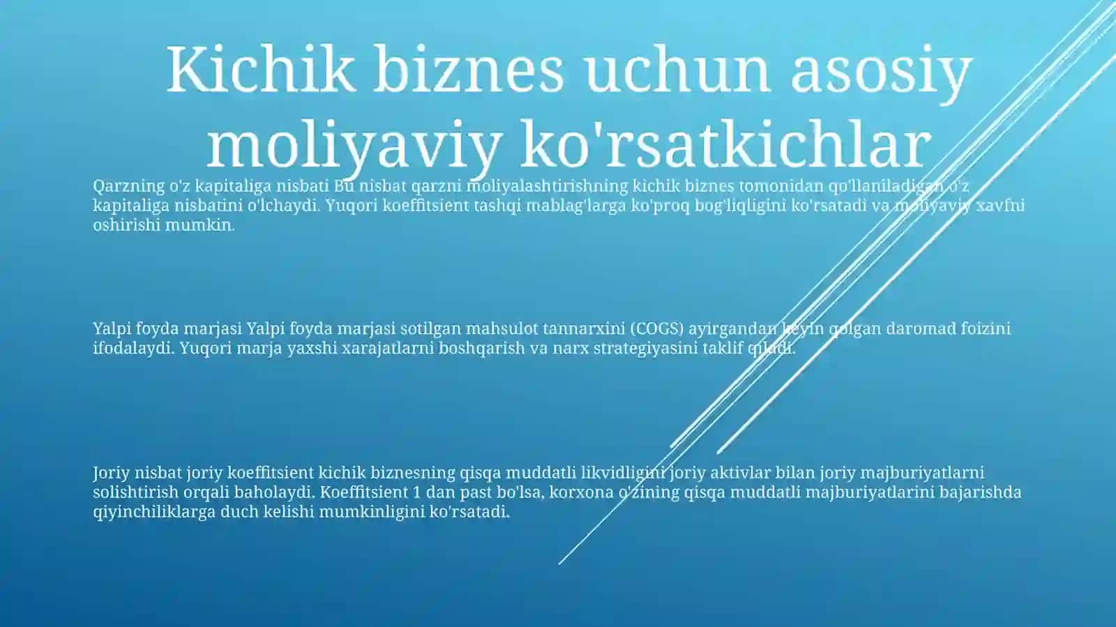 Yevropa Mamlakatlarida Kichik Biznes Va TadbirkorlikningMoliyaviyFaoliyati 2