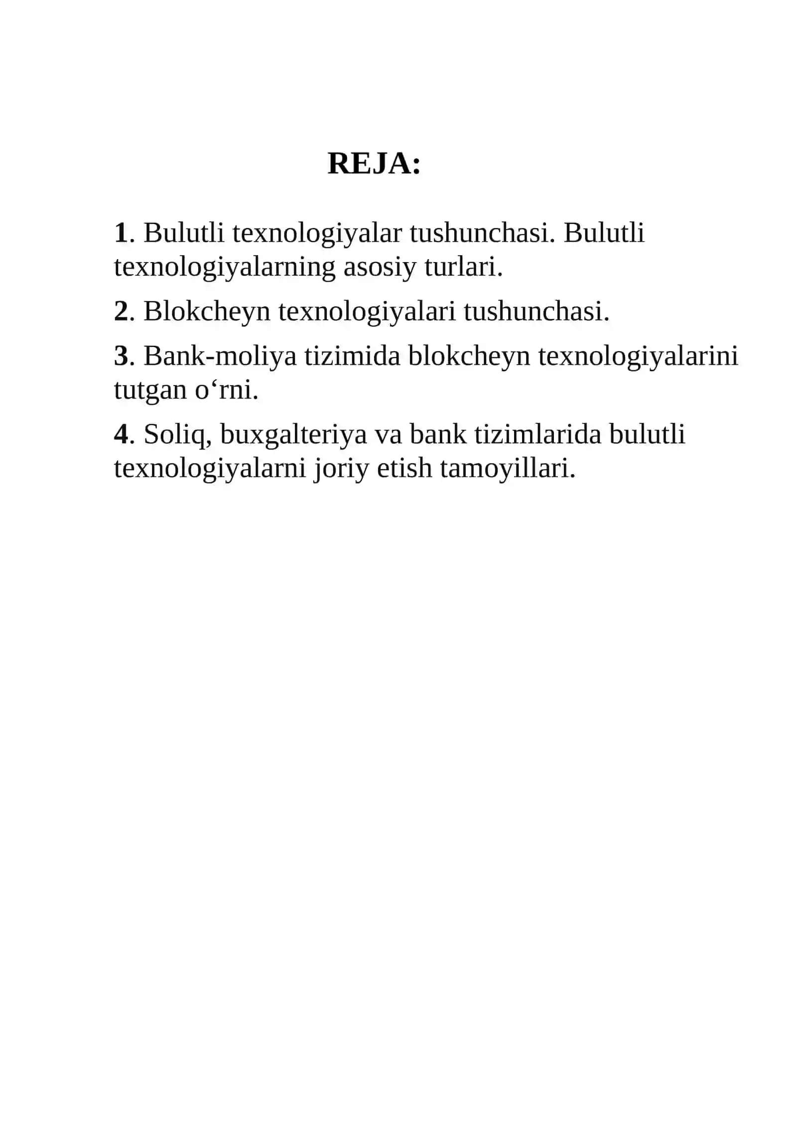 Bulutli texnologiyalar tushunchasi 2