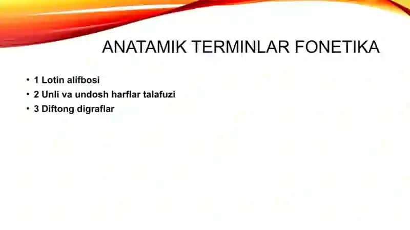 LOTIN TILI VA TIBBIY TERMINALOGIYA 2