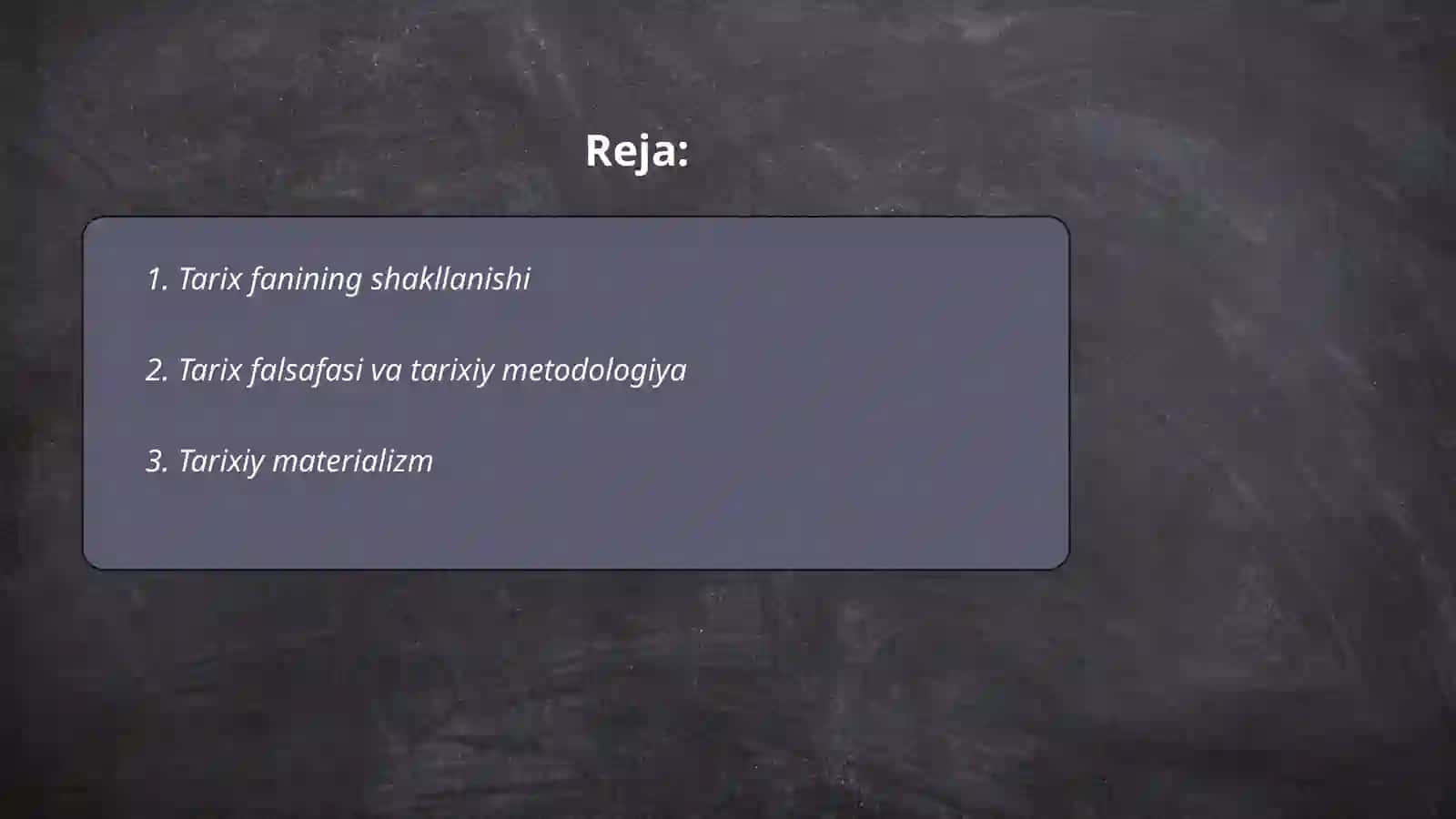 Tarix falsafasi 2
