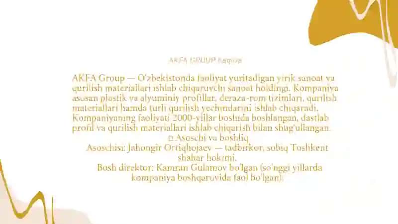 AKFA Group Company 2