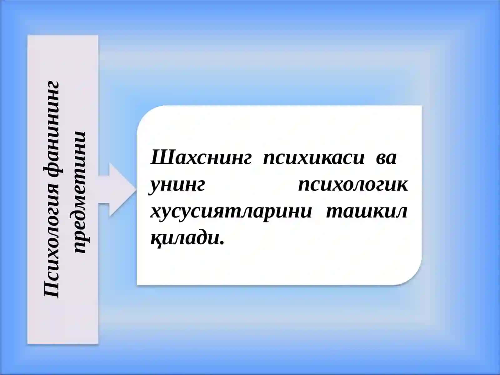 ШАХС ПСИХОЛОГИЯСИ 2