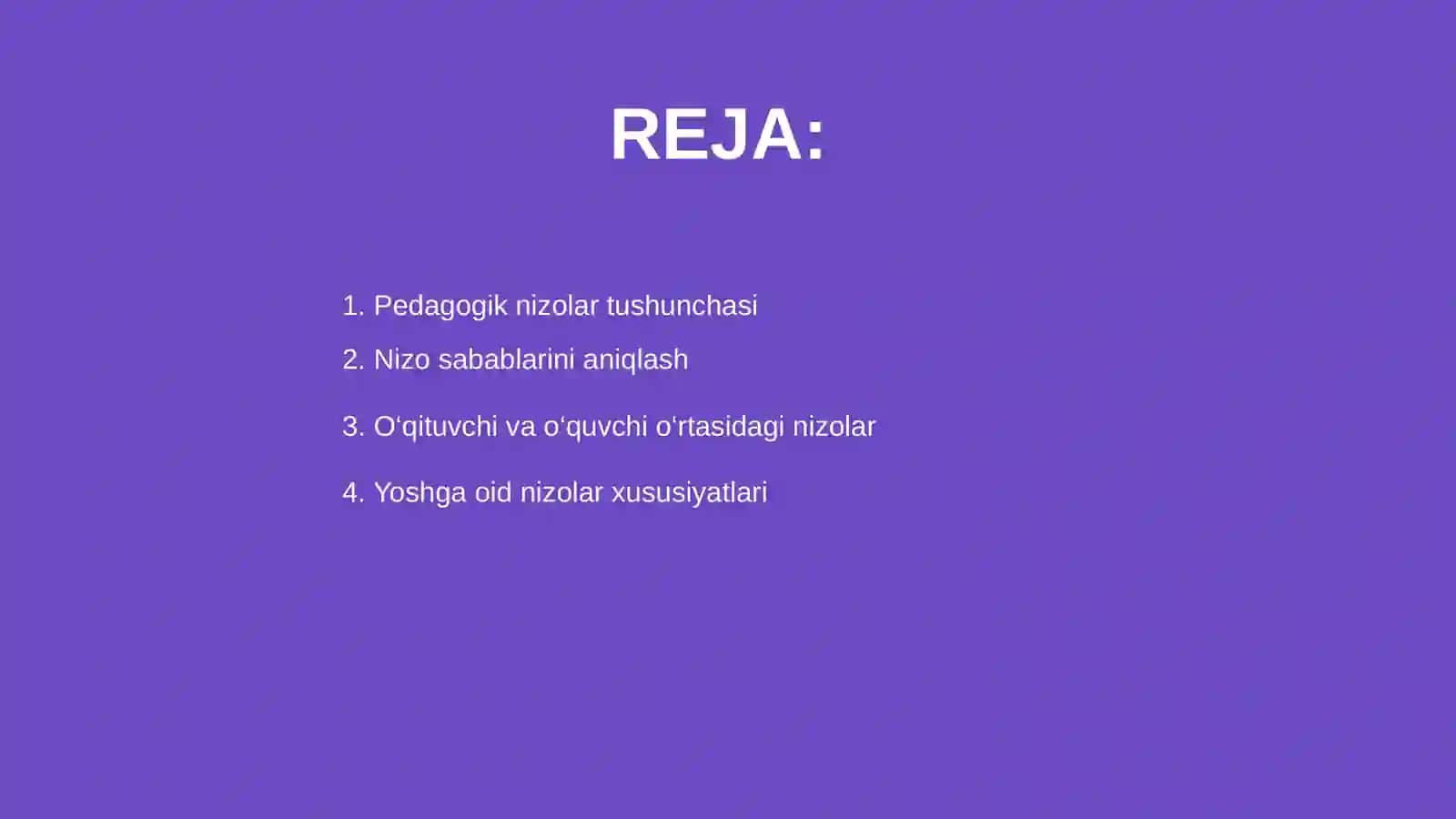 Pedagogik nizolar va ularni oldini olish yoʻllari 2