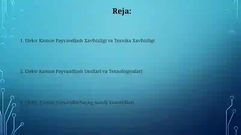 Elektir yoyli payvandlash 2