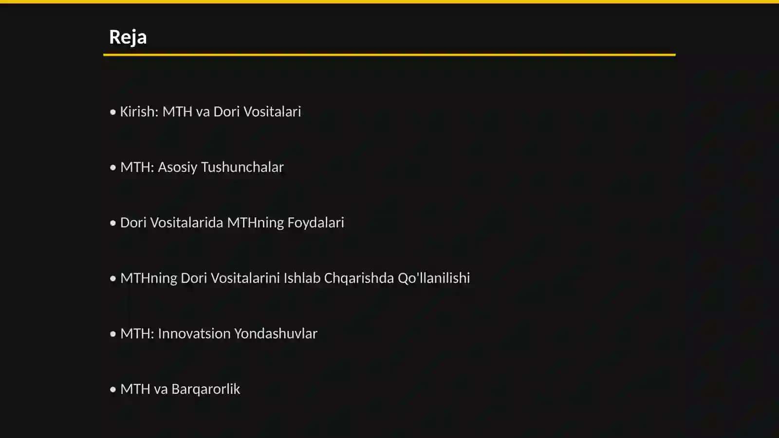 Dori Vositalarini Ishlab Chqarishda MTHning O'rni va Ahamiyati 2