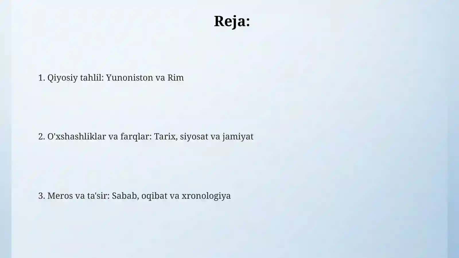 Qadimgi Yunoniston va Qadimgi Rim mavzusi data qo'shish metodi 2