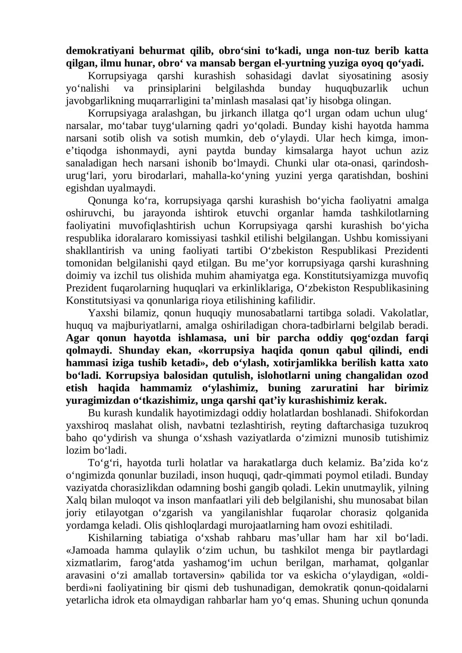 Korrupsiya - Global Muammo Sifatida 2