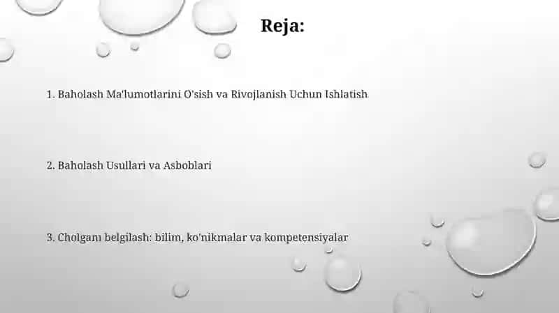 ko'nikmalarini baholash usullari 2