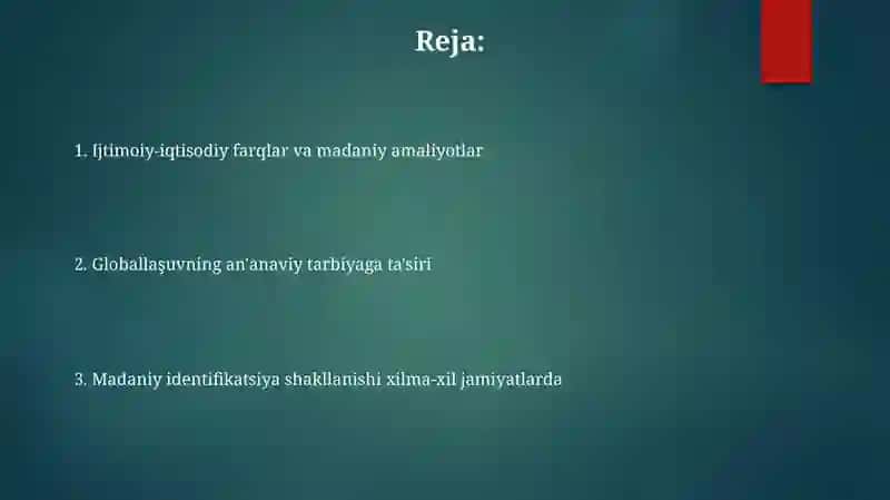 Jahonning rivojlangan mamlakatlarida tarbiyaviy jarayonlarning etnik xususiyatlari 2