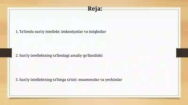 Ta'limda Sun'iy Intellekt 2